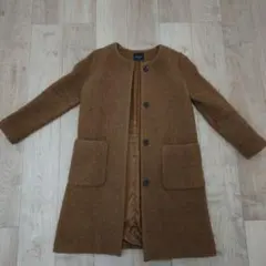 Demi-Luxe ロングコート 38 ブラウン