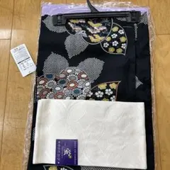 新品☆呉服屋♪吸水速乾！大人清楚な麻の葉柄 夏着物 上品な浴衣3点