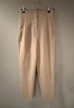 ZARA ハイウエスト スラックス ベージュ XS