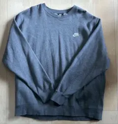 NIKE グレー スウェットシャツ XXL(USサイズ）