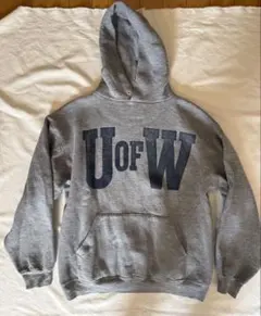 U of W カレッジスウェットパーカー　ビンテー70s80s champion