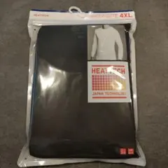 ユニクロ　HEATTECH 4XL ブラック 長袖シャツ