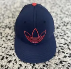 adidas ネイビー/レッド キャップ JPXL