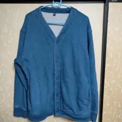 UNIQLO インディゴカーディガン（長袖） XL