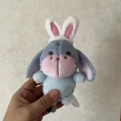 イーヨー ぬいぐるみ マスコット うさぎの耳のサムネイル