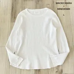 WACKO MARIA MINEDENIM サーマル ロンT 白 Lのサムネイル