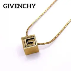 vintage GIVENCHY Gロゴ キューブ ネックレス ゴールドカラーのサムネイル