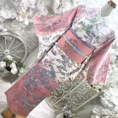 小紋着物★名古屋帯セットのサムネイル