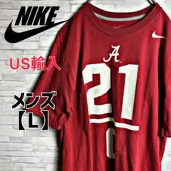 【US輸入】NIKE(ナイキ)スウォッシュプリントTシャツ【メンズL】