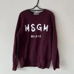 MSGM ロゴプリント スウェット トレーナー