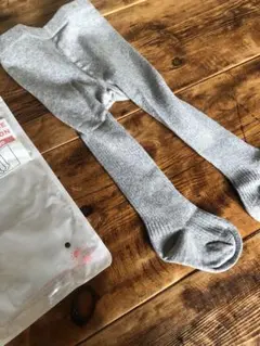 タイツ レギンス 靴下 リブタイツ セット グレー お呼ばれ キッズタイツ