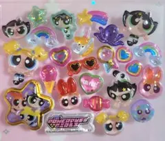 正規品 ボンボンドロップシール うるちゅる パワパフ　パワーパフガールズ