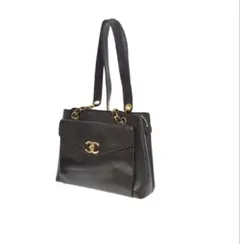 CHANELキャビアスキン　チェーンショルダーバッグ ヴィンテージ