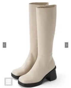 ぱ*め様 GRL スクエアトゥロングブーツ