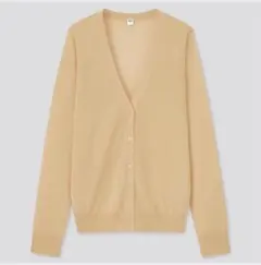 【UNIQLO】ライトVネックカーディガン(長袖)
