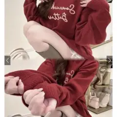 GRL コードロゴ刺繍ニット fo2073