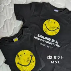 2枚 セットSMILEY FACE スマイリーフェイス半袖のサムネイル