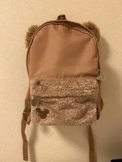 ダッフィー耳付きベージュリュック