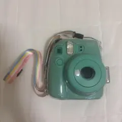 instax mini 8 ミントグリーン 本体、ケース