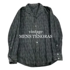 vintage MEN'S TENORAS クロコ柄 総柄 シャツ Size Mのサムネイル