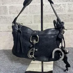 Y2K ヴィンテージ Chloe クロエ レザー パンチング ケララ バッグ