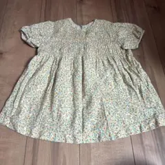 ZARA花柄 半袖 ワンピース 98