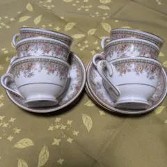 Noritake Figaro ティーカップセット６客