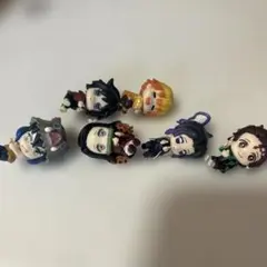鬼滅の刃 ハグコット ケーブルマスコット ガチャガチャ 6体セット