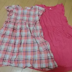 H&M & cnd ノースリーブワンピース 2点セット　120