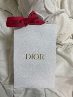 Dior ホワイトショッパー レザー調