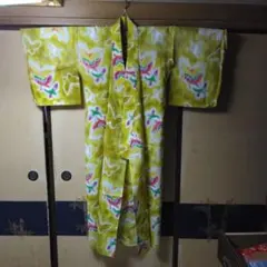 KENZO 浴衣 赤 レトロ 魚柄 - メルカリ