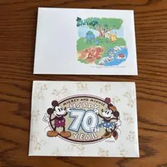 ディズニーミッキー&ミニー、ポケットモンスター絵入りハガキ