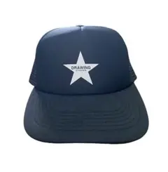 Drawing オリジナル スター メッシュ キャップ ブラック
