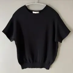 grove ドライタッチ ドルマンニット ブラック Sサイズ