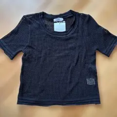 MINIMINI STORE メッシュ 半袖 Tシャツ ブラックのサムネイル