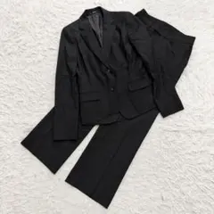 コムサイズム スーツ パンツ ブラック S セットアップ　黒