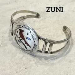 ZUNI ズニ族 EC シルバーバングル インレイ ウェーブデザイン - メルカリ
