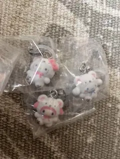 サンリオ　ふわふわスノーめじるしアクセサリー3個セット