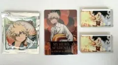 爆豪勝己 ヒロアカ 10周年 アニメイト 缶バッジ クリアミニ色紙 特典