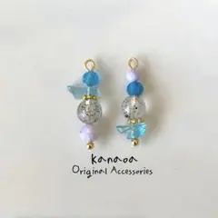 アパタイト×ミックス天然石 ピアスorイヤリング