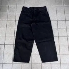 GAP スーパーバギーデニム ブラック 32W 30L