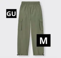 GU ジーユー　カーゴパンツ/オリーブ　M サイズ　レディース
