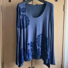 Desigual ネイビー 長袖Tシャツ Mのサムネイル