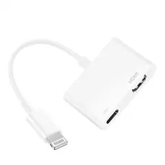 lightning HDMI 変換アダプタ【MFi認証】給電不要 設定不要