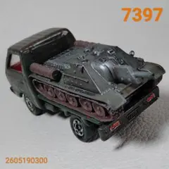 ♦はるのかーちゃん♦5868 分解修復塗装 戦車積載 トミカ日産トラック 7398 戦車積載 分解塗装修復トミカ日野ドルフィンキャリアトラック 1