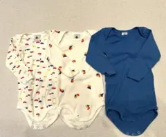 プティバトー ロンパース 12m 74cm 3点セット