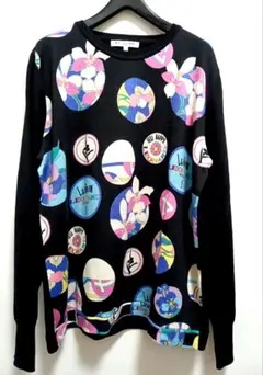 新品　レオナールの切り替えニットカットソー 新品 レオナールの切り替えニットカットソー