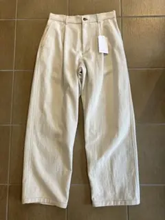 LiSS リス Denim tuck Pants WhiteメンズM - メルカリ