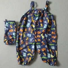 motherways マザウェイズ プレイウェア つなぎ 砂場遊び着 90cm