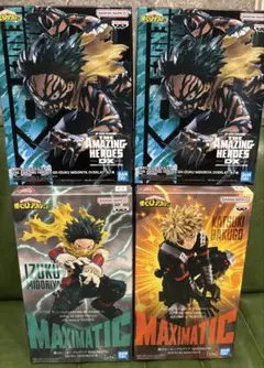 【新品未開封】僕のヒーローアカデミア　ヒロアカ 緑谷出久　爆豪勝己　プライズ4点